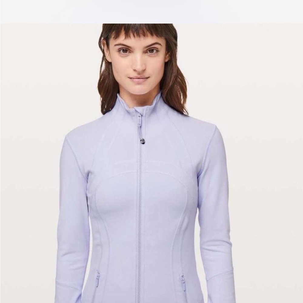 Athleta Purple Performance Jacket High Mock Neck